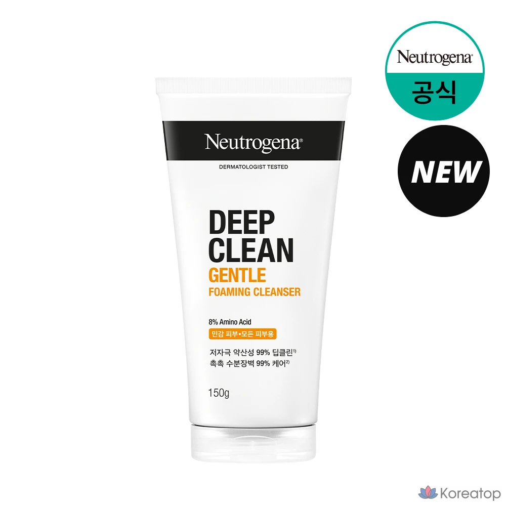 Пенящееся очищающее средство Neutrogena Deep Clean Gentle, 150 г, 1 шт.
