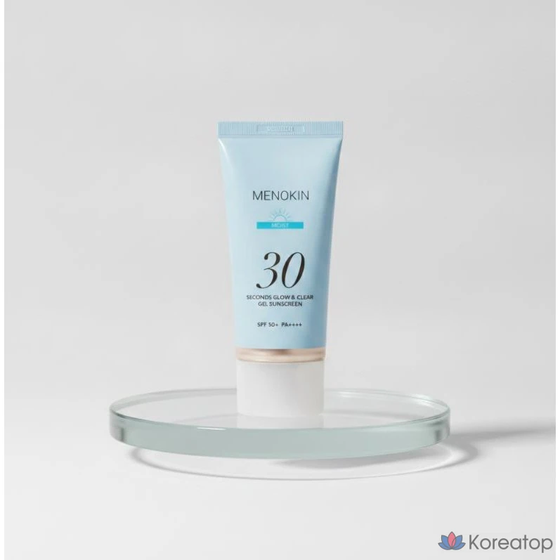 Солнцезащитный крем MENOKIN 30-Second Glow & Clear Gel Sun Cream, 50 мл, 1 шт.
