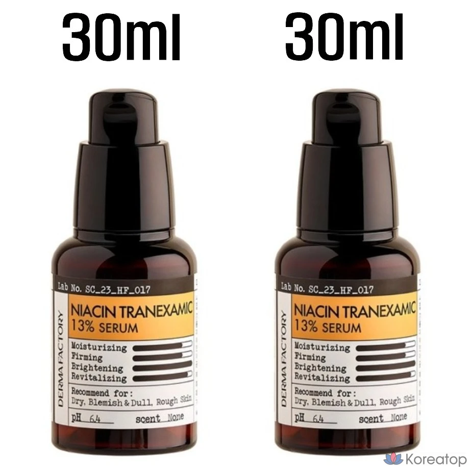Сыворотка Derma Factory Niacin Tranexamic Acid 13% Serum, 60 мл, 1 шт.