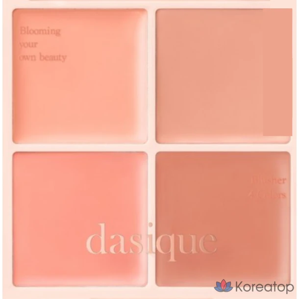 Пудра для щёк Dasique Blending Mood Cheek, оттенок Milky Apricot, 8 г, 1 шт.