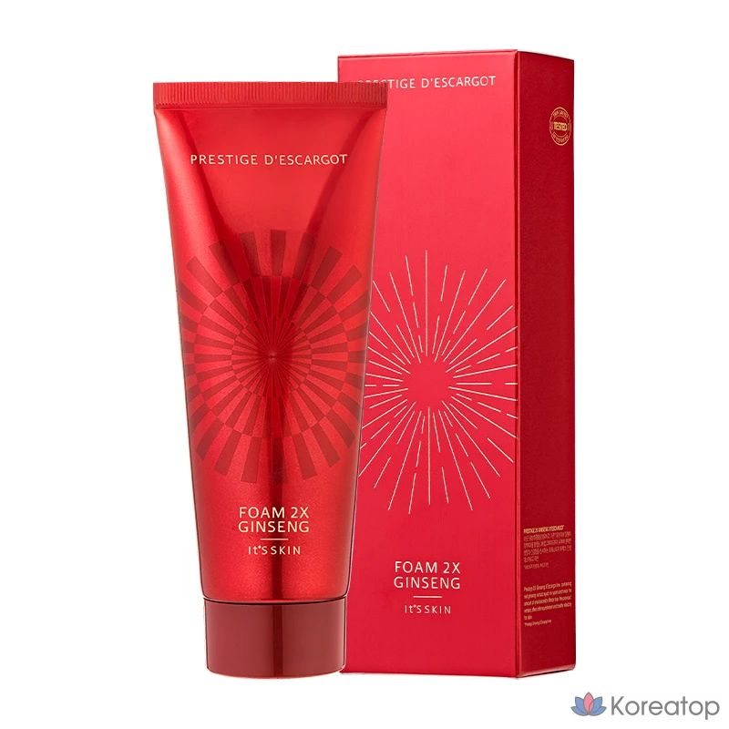 Очищающая пенка It's Skin Prestige 2X Ginseng D'escargot, 150 мл, 1 шт.