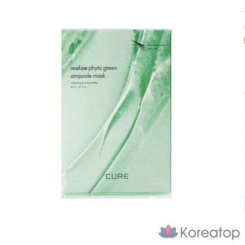 Ампульная маска Kim Jeong-moon Aloe La Sense Loe Cure Realoe Phyto Green
