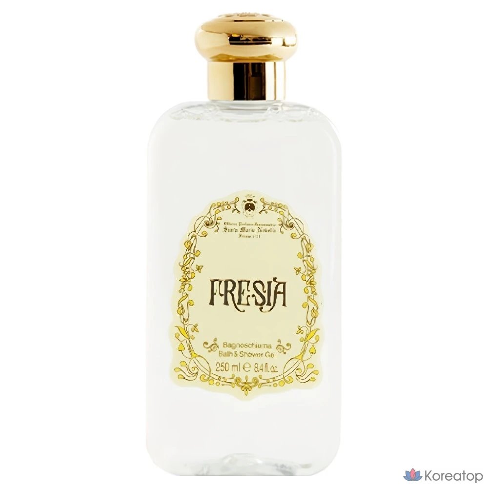 Гелевая основа для ванны и душа Santa Maria Novella Bagnoschiuma Light Package Body Wash Freesia, 250 мл, 1 шт.