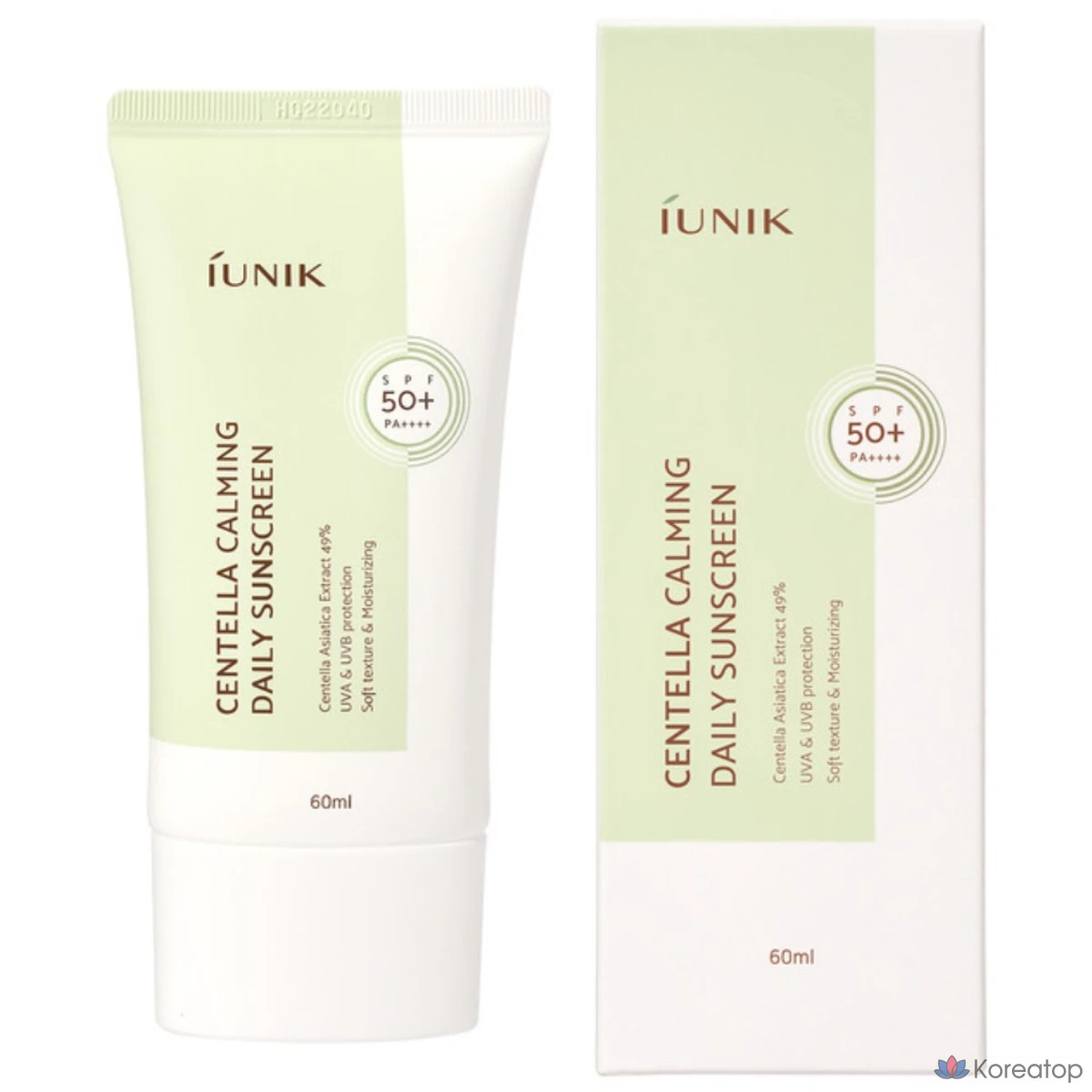 Солнцезащитный крем 9wishes Iunik Centella Calming Daily Sunscreen, 60 мл, 1 шт.
