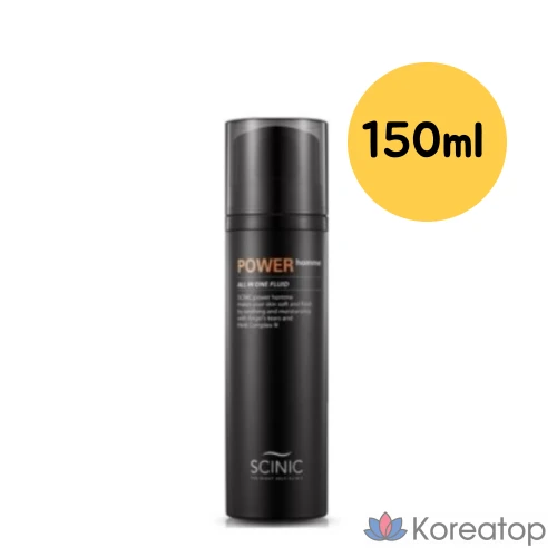 Флюид для лица Scinic Power Homme Fluid All-in-One, 150 мл, 1 шт.