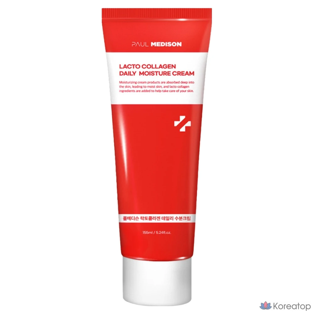 Увлажняющий крем PAUL MEDISON Lacto Collagen Daily Moisture Aqua Moisture Cream, 155 мл, 1 шт.