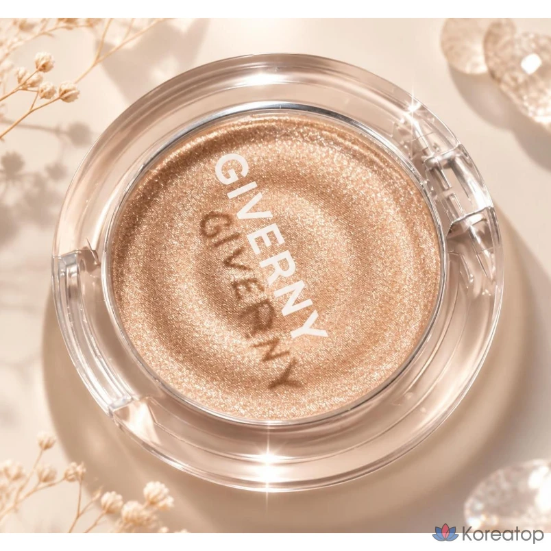 Хайлайтер Giverny Dewy Voluming Highlighter, оттенок 02 Glossy Champagne, 3 г, 1 шт.