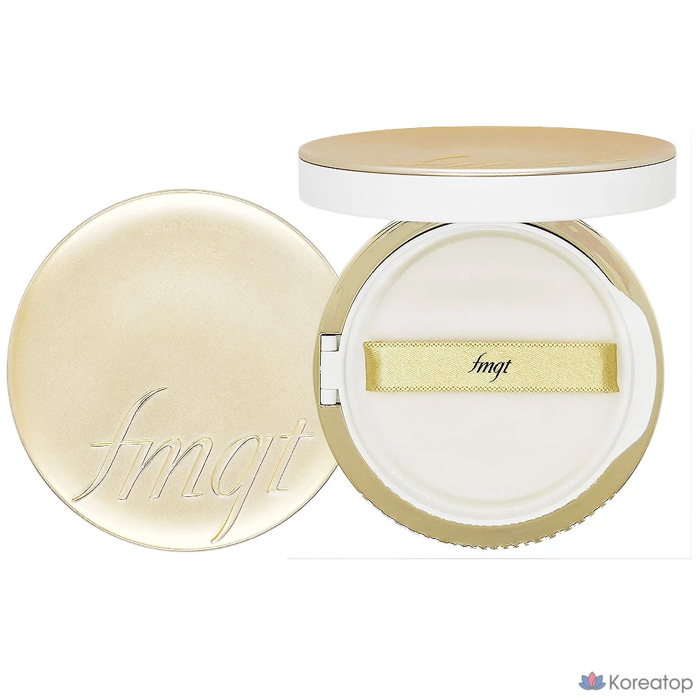 Кушон The Face Shop Gold Collagen Ampoule Two-Way Cushion SPF30 PA+++, оттенок 203 Natural Beige, 1 шт.