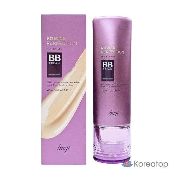 BB-крем The Face Shop Power Perfection BB Cream, оттенок V201 Apricot Beige, 40 г, 1 шт.