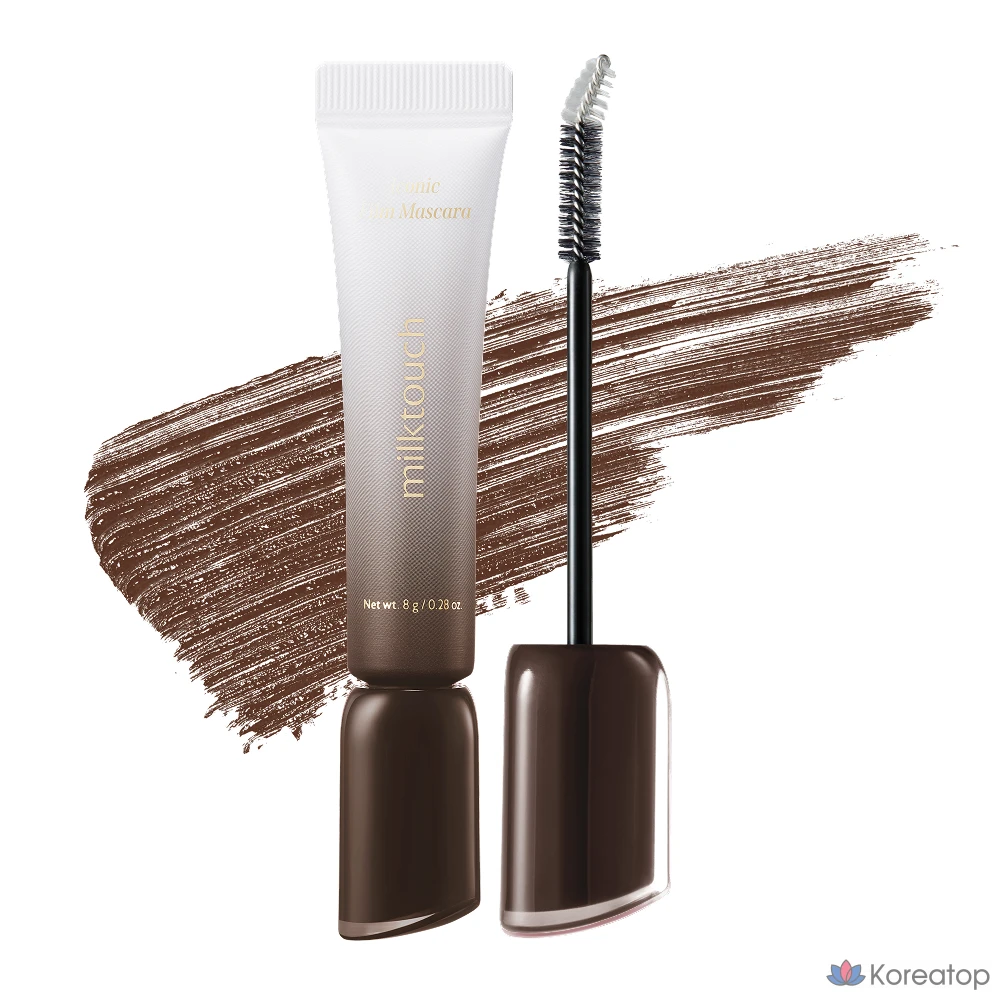 Культовая тушь для ресниц Milk Touch с мощной завивкой на 24 часа, 1 шт, коричневая