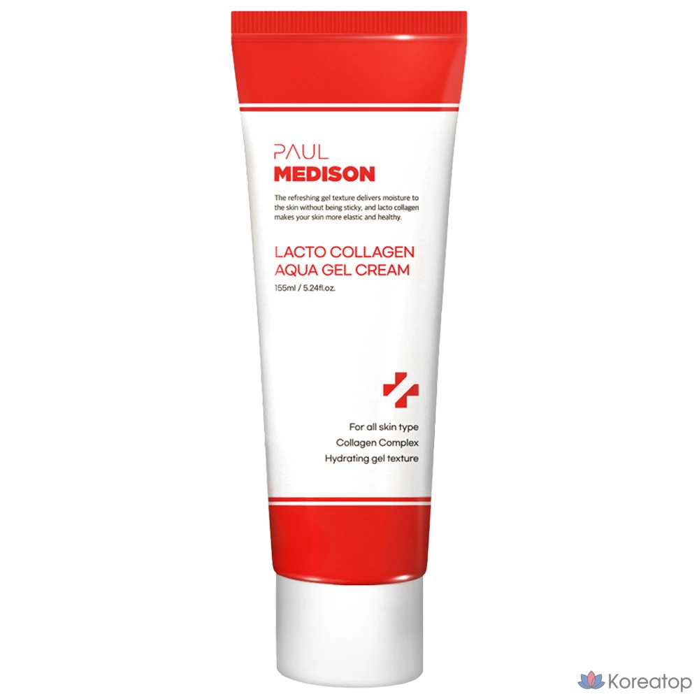 Гель-крем Paul Medison Lacto Collagen Hypoallergenic Aqua Soothing, 155 мл, 1 шт.