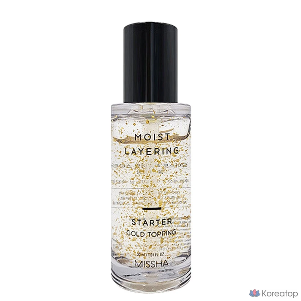 Missha Gold Topping Moist Layering Starter, 30 мл, золотистый, 1 шт.