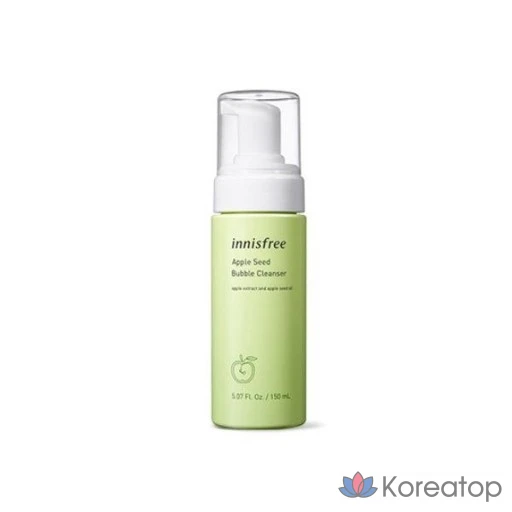 Очищающая пенка Innisfree Apple Seed Bubble Cleanser, 150 г, 1 шт.