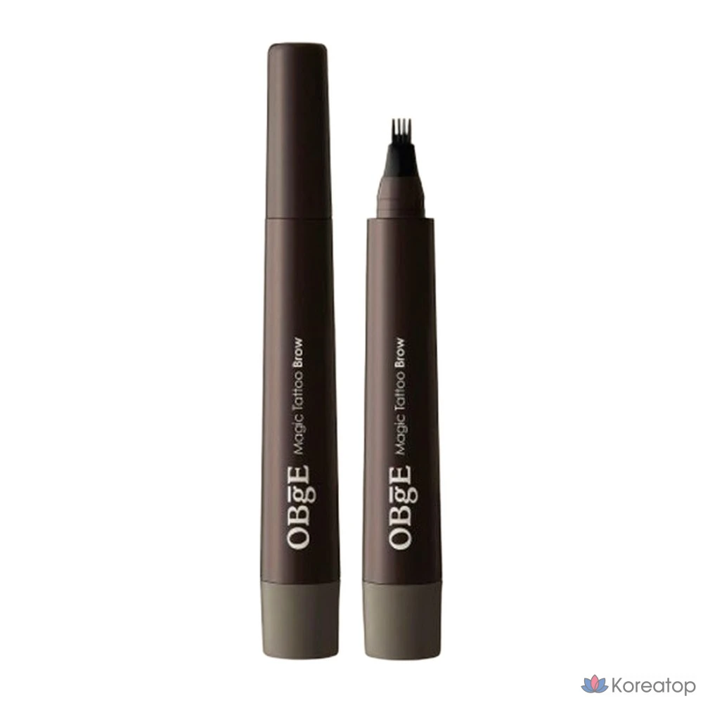 Татуировка для бровей OBge Magic Tattoo, натуральный серый цвет, 1 шт.