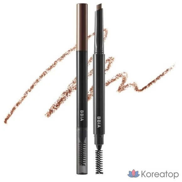 Карандаш для бровей BBIA Last Auto Eyebrow Pencil, оттенок 03 Cocoa Brown, 0.18 г, 1 шт.