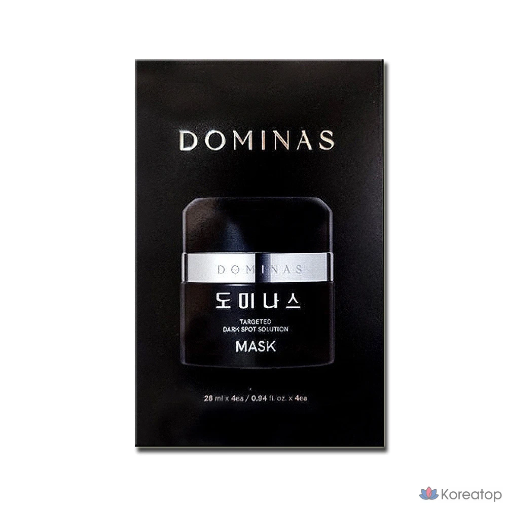 Тканевая маска для лица Dominas TG Brightening Mask Season 6, 4 шт.