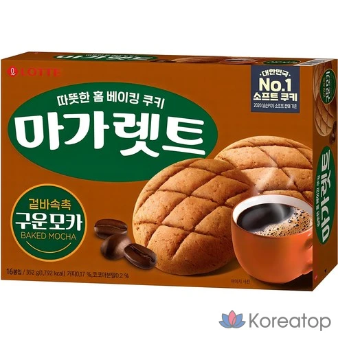 Печенье Lotte Wellfood Margaret с жареным вкусом мокко