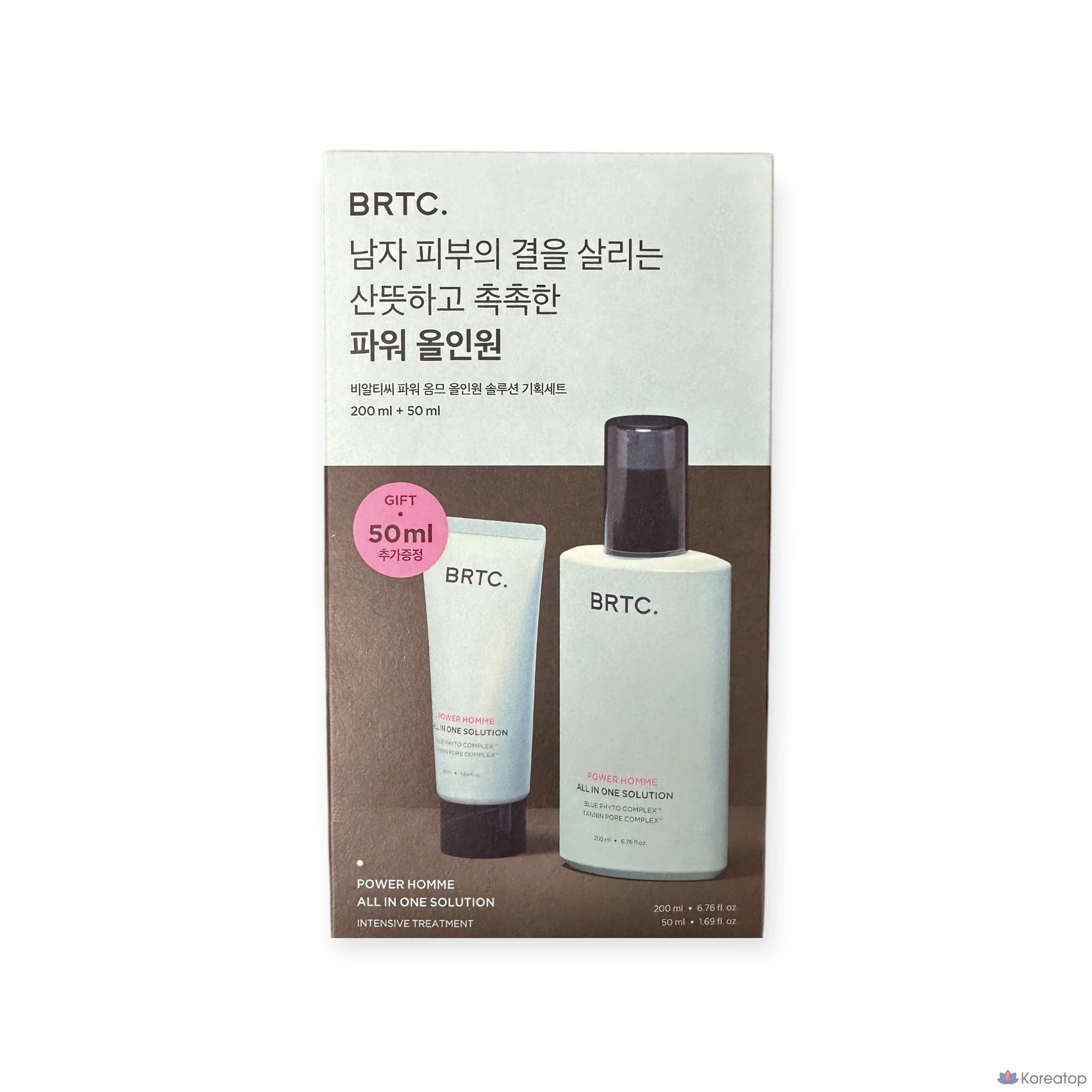 Тонер BRTC Power Homme All-in-One Solution, 200 мл + 50 мл, 1 шт.
