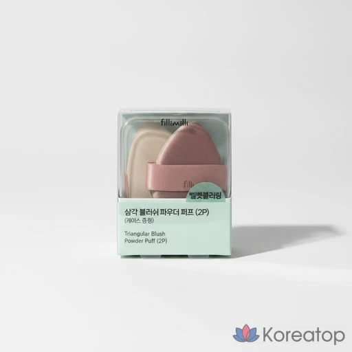 Спонж для макияжа Fillimilli Triangular Blush Powder Puff, 1 шт.