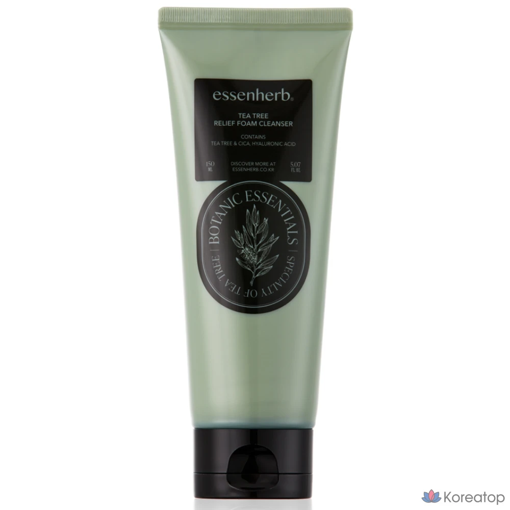Пенка для умывания EssenHerb Tea Tree Relief Foam Cleanser, 150 мл, 1 шт.