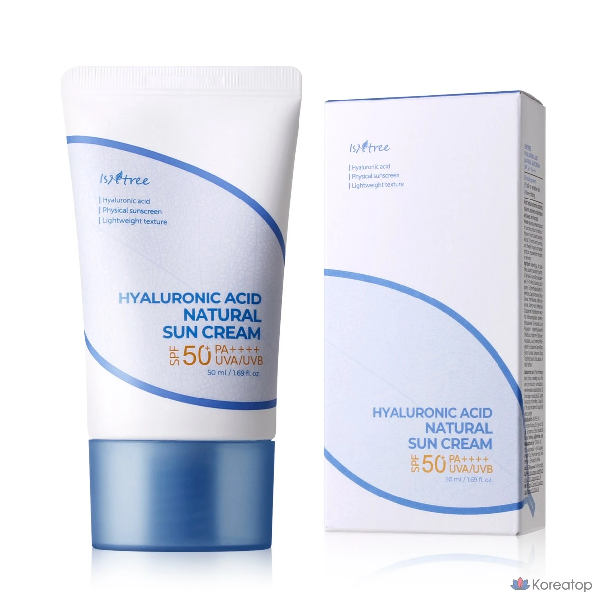 Солнцезащитный крем IsNtree Onion Fresh Fluid Sun Cream SPF50+ PA++++, 50 мл, 1 шт.