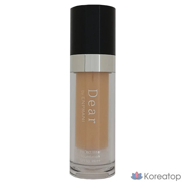 Фундация Enprani Dear By Enprani Perfect Wear Foundation, оттенок 23 Natural Beige, 1 шт.