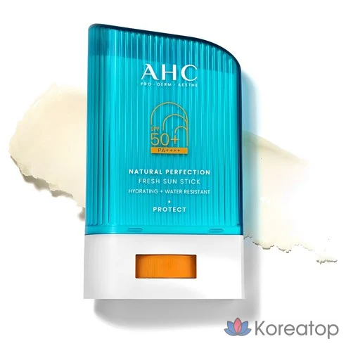 Освежающий солнцезащитный стик AHC Natural Perfection Fresh Sun Stick SPF50+ PA++++, 22 г