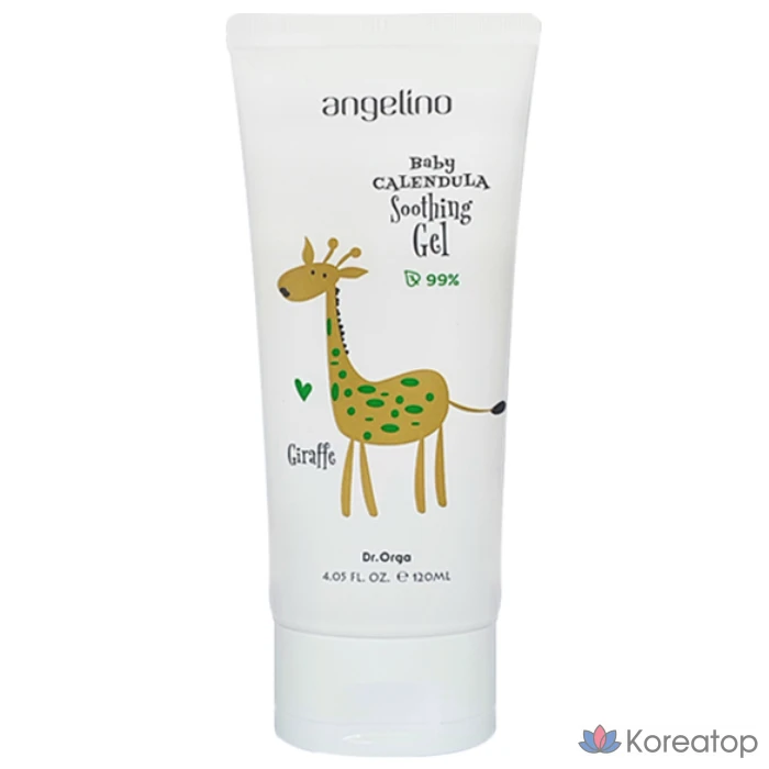 Успокаивающий гель с календулой для младенцев Dr. Orga Angelino, 120 мл, 1 шт.