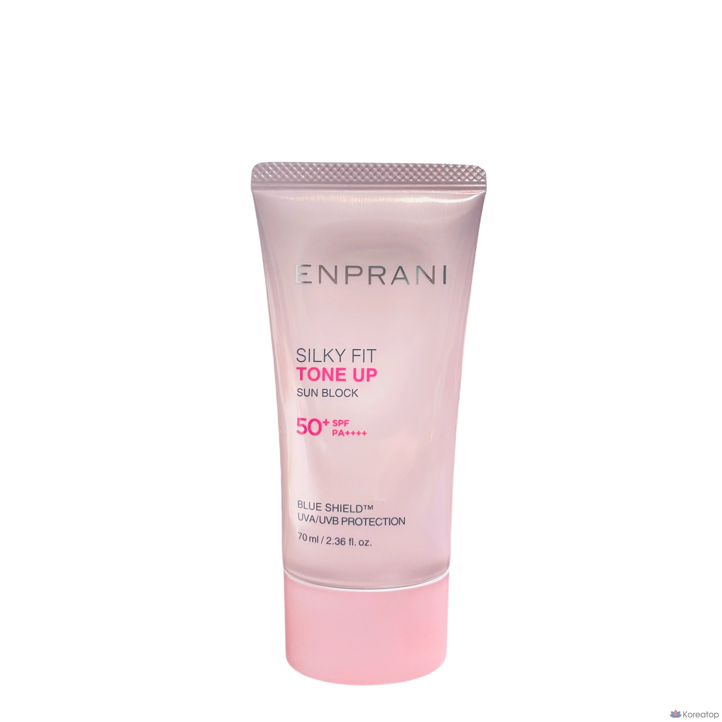 Солнцезащитный крем Enprani Silky Fit Tone Up Sunblock, оттенок Pink Tone Up, 70 мл, 1 шт.