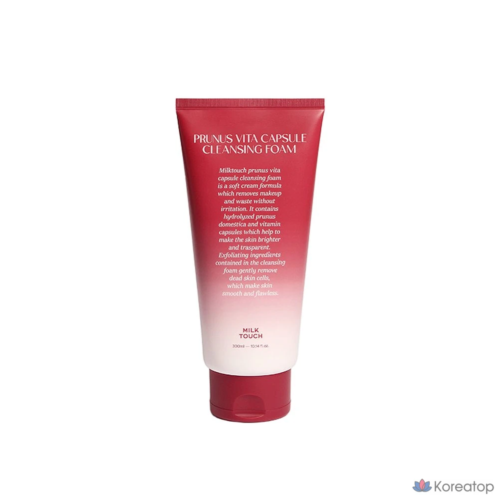 Пилинг-пенка для умывания Milk Touch Plum Pore Toning Vitamin Peeling Cleansing Foam, 150 мл, 1 шт.