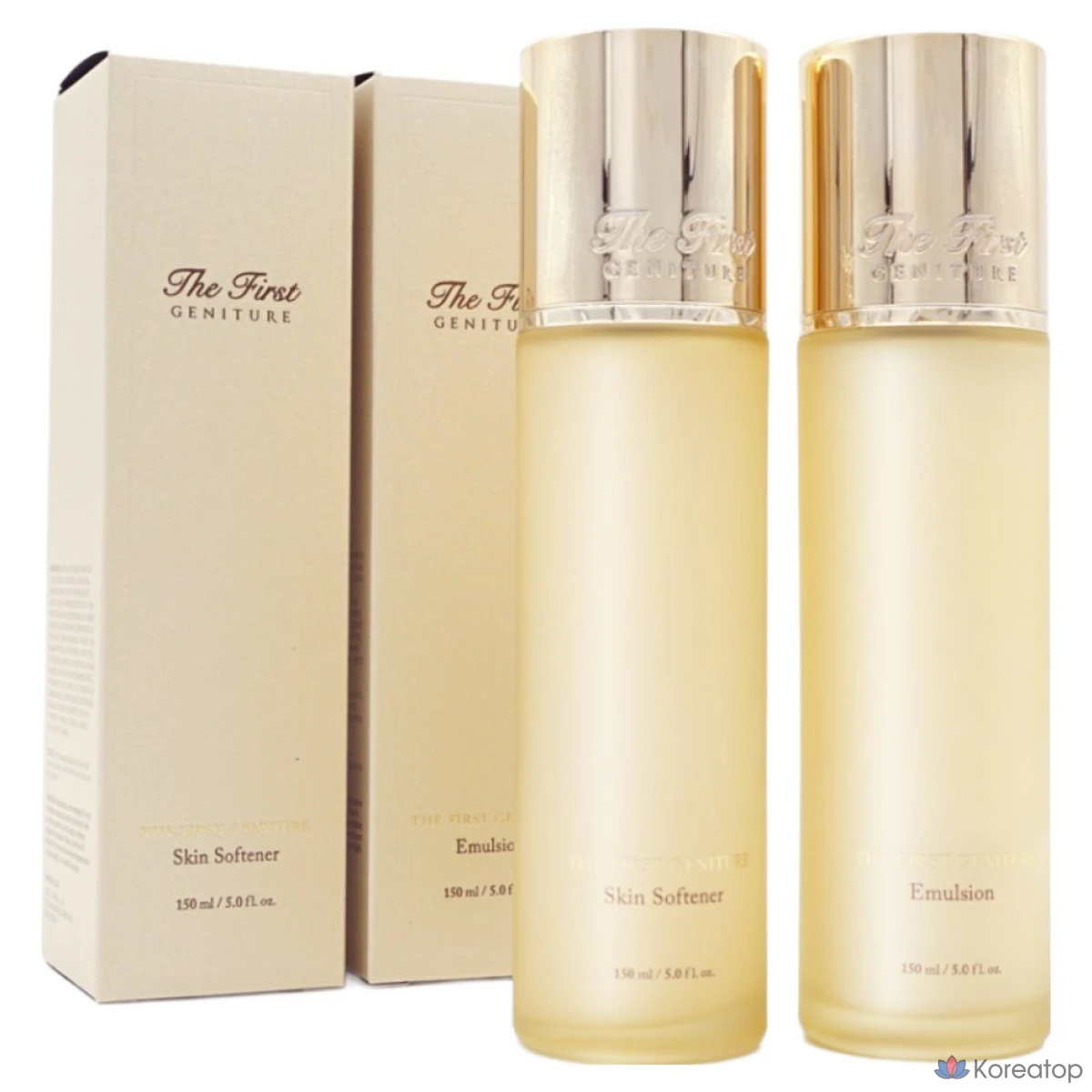 Набор Ohui The First Genature из 2 предметов (эмульсия 150 мл + тональный крем 150 мл), 1 комплект.