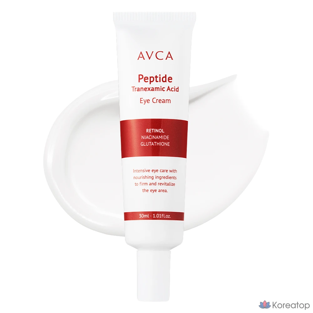 Укрепляющий крем для глаз AVCA с пептидами и транексамовой кислотой, 1 шт., 30 мл