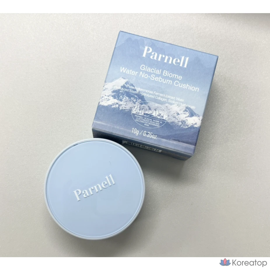 Parnell Glacial Biome Water No-Sebum Cushion (гипоаллергенный) Parnell Oil Blotting Paper Powder, 1 шт.