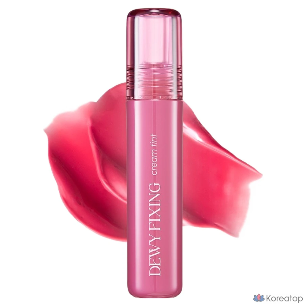 Тинт для губ Derma Factory Dewy Fixing Cream Tint, оттенок PK02 Berry Pudding, 4 г, 1 шт.