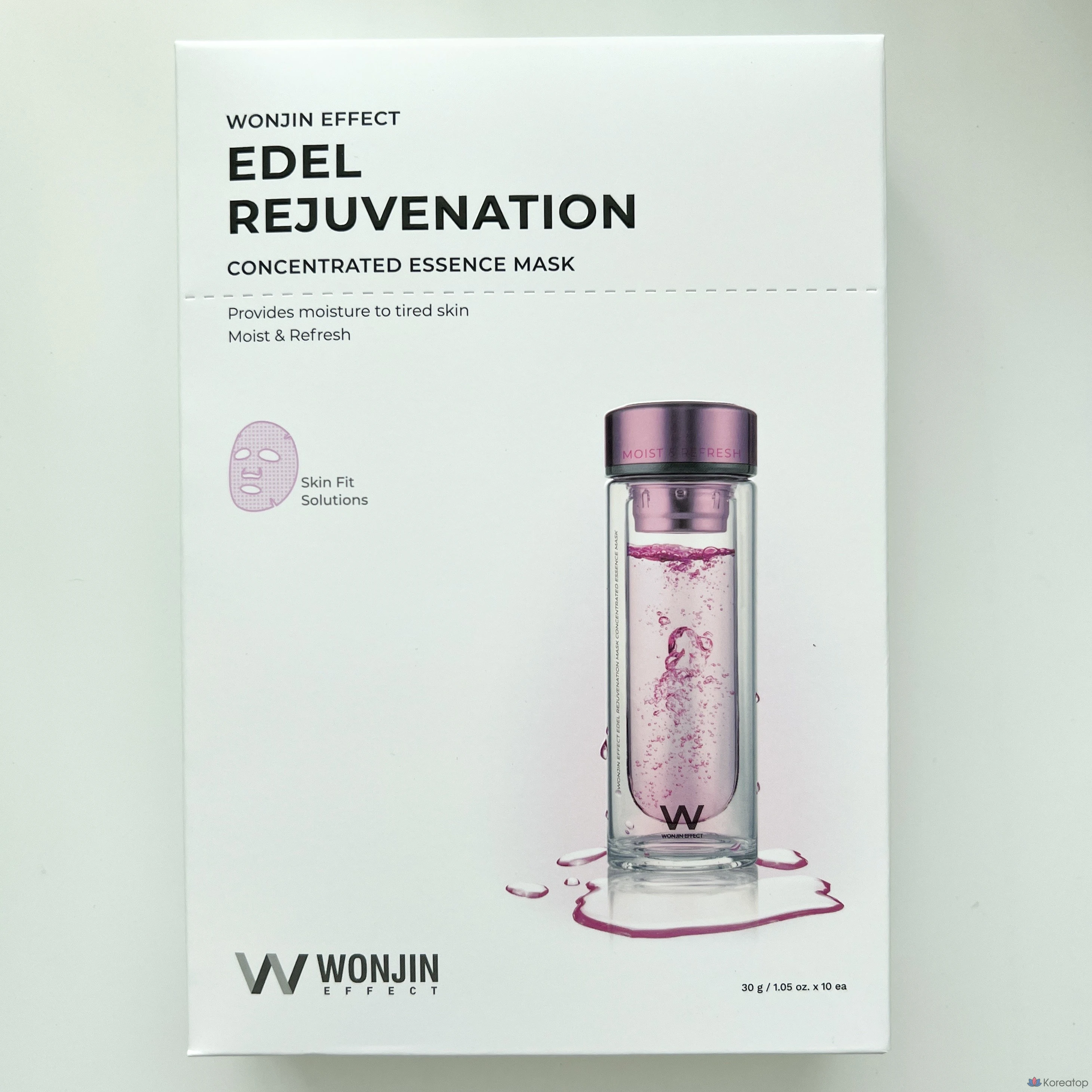Концентрированная омолаживающая маска для лица Wonjin Edel, 10 листов по 1,05 унции, 10 штук.