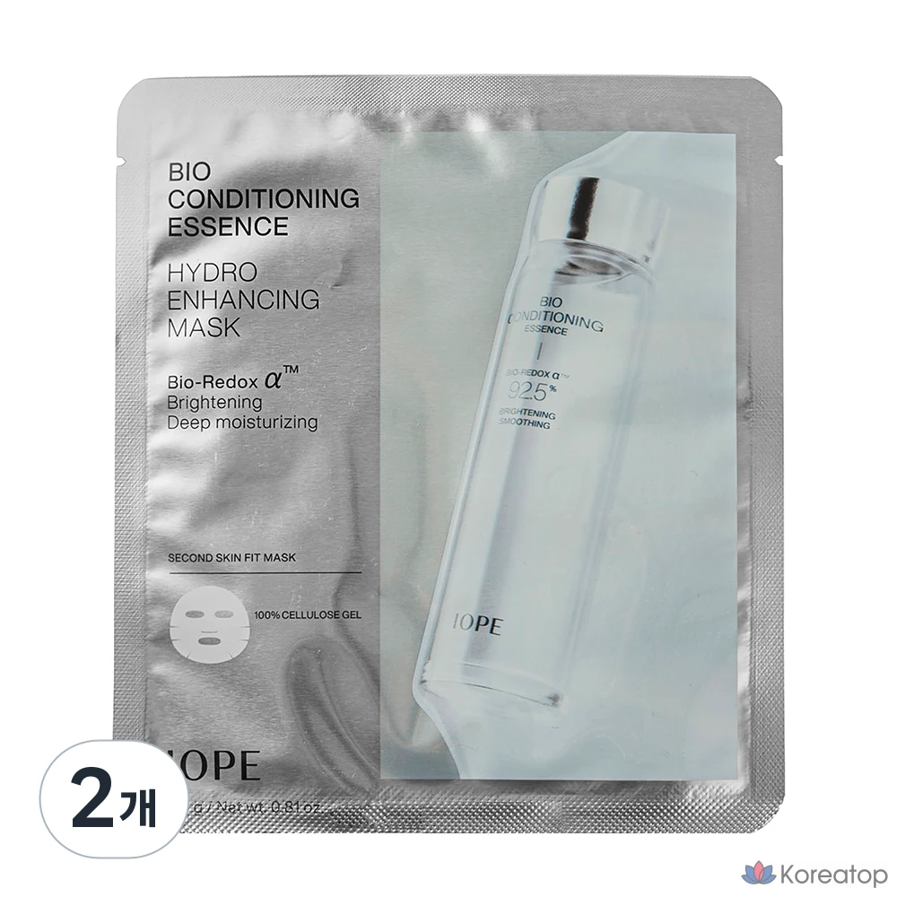 IOPE Bio Conditioning Essence Hydro Enhancing Mask, 23 г, 1 упаковка, 2 упаковки