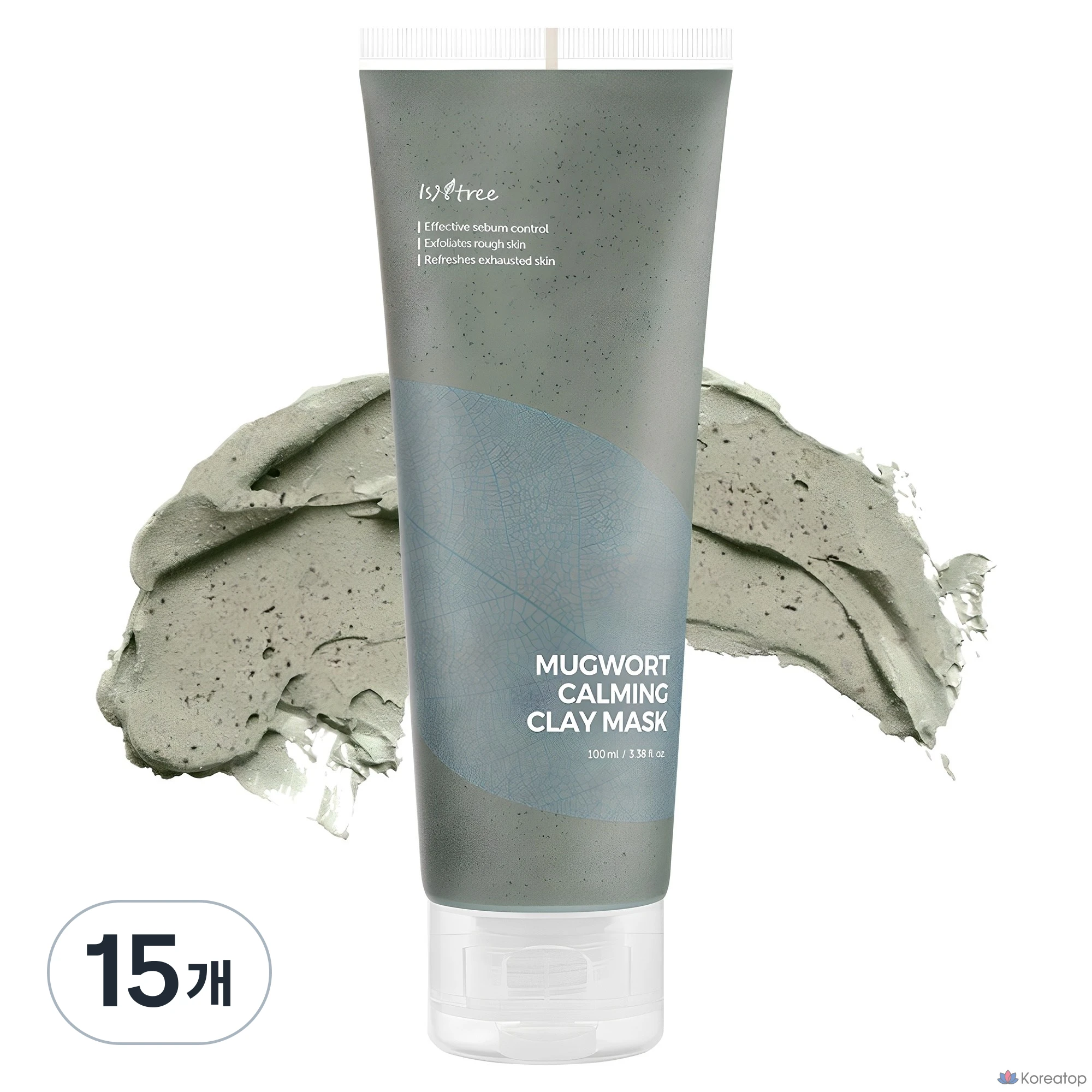 Глиняная маска IsNtree Mugwort Calming Clay Mask, 100 мл, 15 шт.