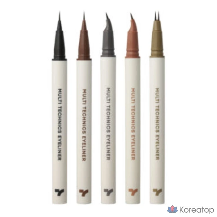 Подводка для глаз Tonimori Eyeton Multi-Technics, 0,6 г, 1 шт, 1 + 1 пепельно-коричневая