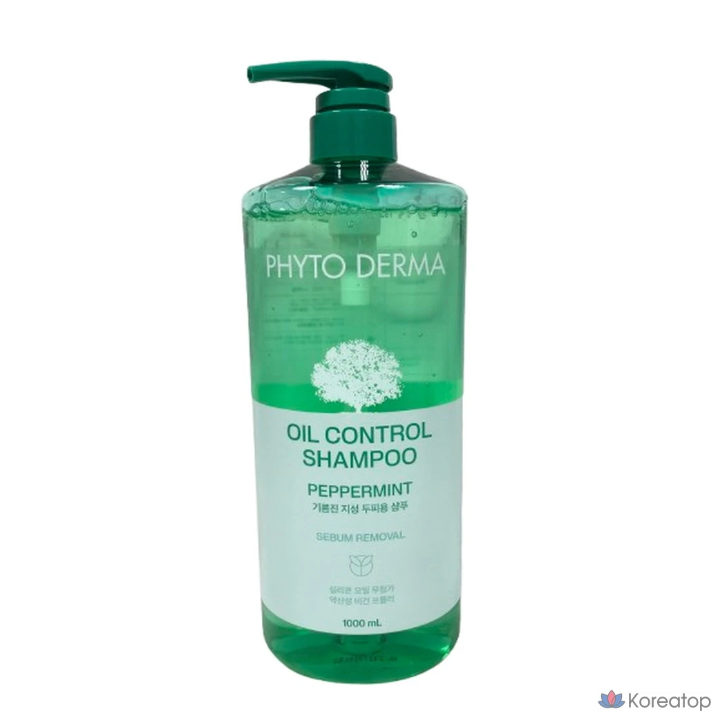 Шампунь Elastine Phytoderma Deep Cleansing Peppermint Oil, 1 л, 1 шт.