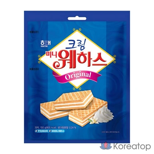 Мини-вафли с кремом Haitai Confectionery, 150 г