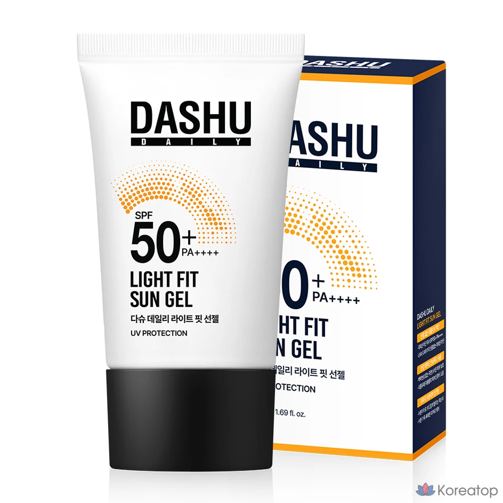 Солнцезащитный гель DASHU Daily Light Fit SPF50+ PA++++, 50 мл, 1 шт.