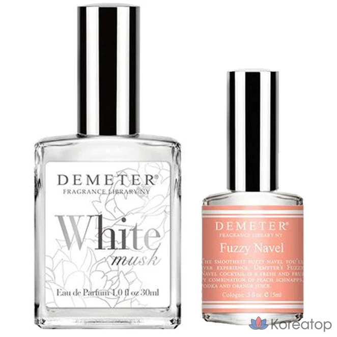 Набор парфюмерии Demeter: Белый мускус 30 мл + Пушистый пупок 15 мл, 1 комплект.
