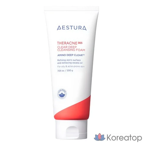 Очищающая пенка для проблемной кожи AESTURA Theracne 365