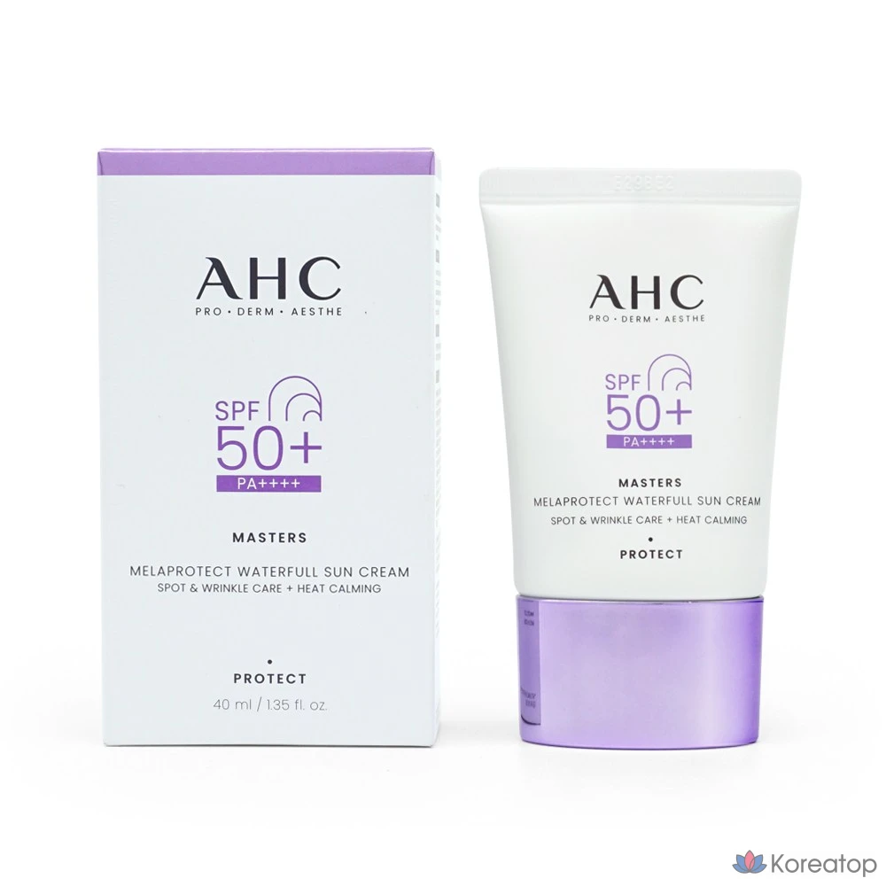 Солнцезащитный крем AHC Masters Melaprotect Waterful Sun Cream SPF50+ PA++++, 40 мл, 1 шт.