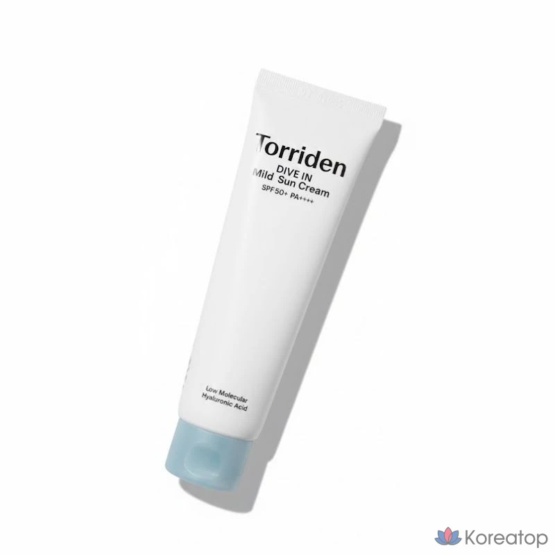 Солнцезащитный крем Torriden Dive-In Daily Mineral Sunscreen SPF50+ PA++++, 50 мл, 1 шт.