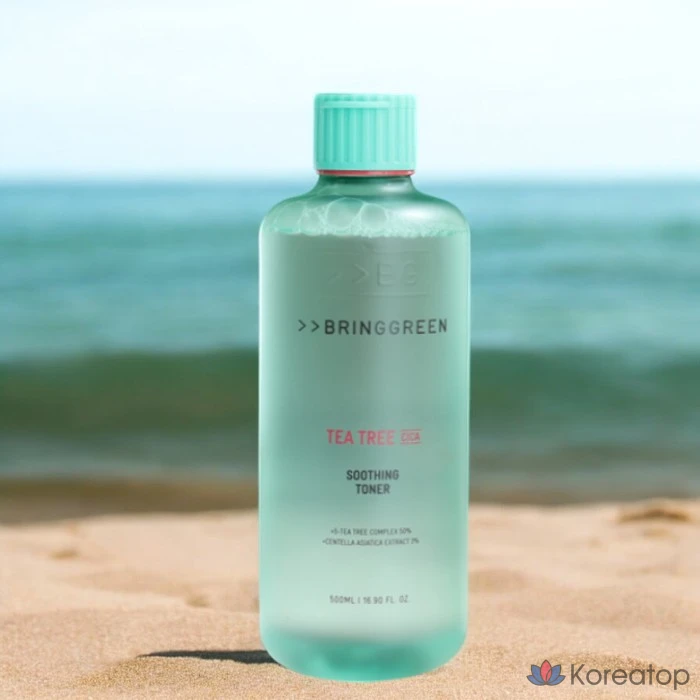 Тонер Bring Green Tea Tree Cica Soothing Toner, 500 мл, 1 шт.