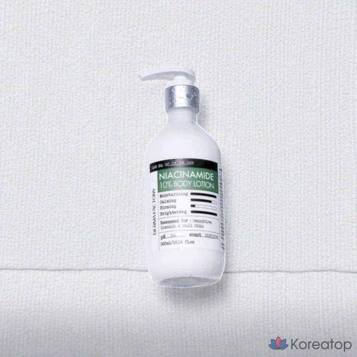 Лосьон для тела Derma Factory Vegan Niacinamide 10% Body Lotion (Acidic), 300 мл, 1 шт.