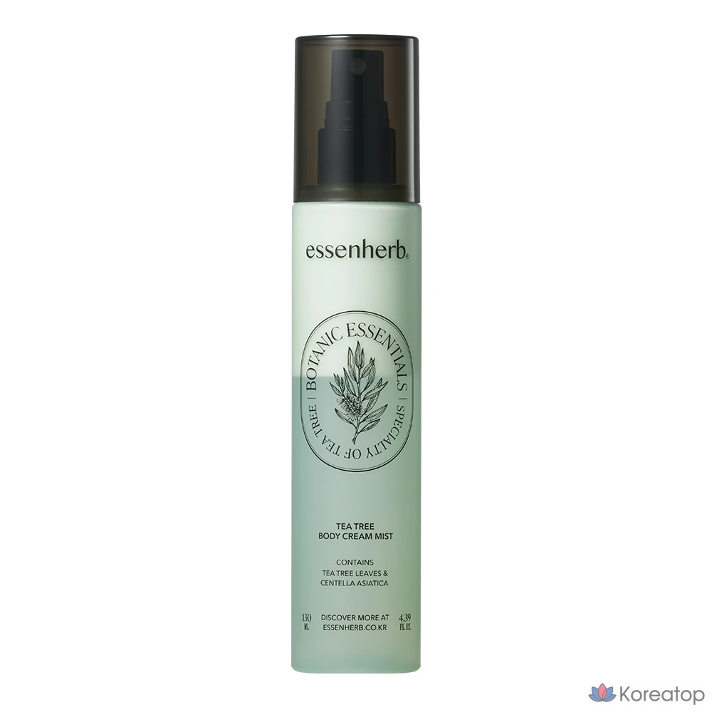 Увлажняющий крем-мист для тела EssenHerb Tea Tree Body Cream Mist, 130 мл, 1 шт.