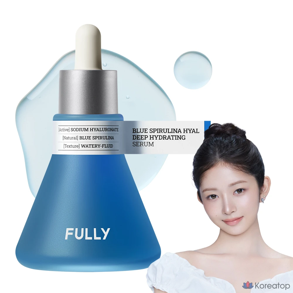 Сыворотка FULLY Blue Spirulina Hyal Moisture Serum, 50 мл, 1 шт.