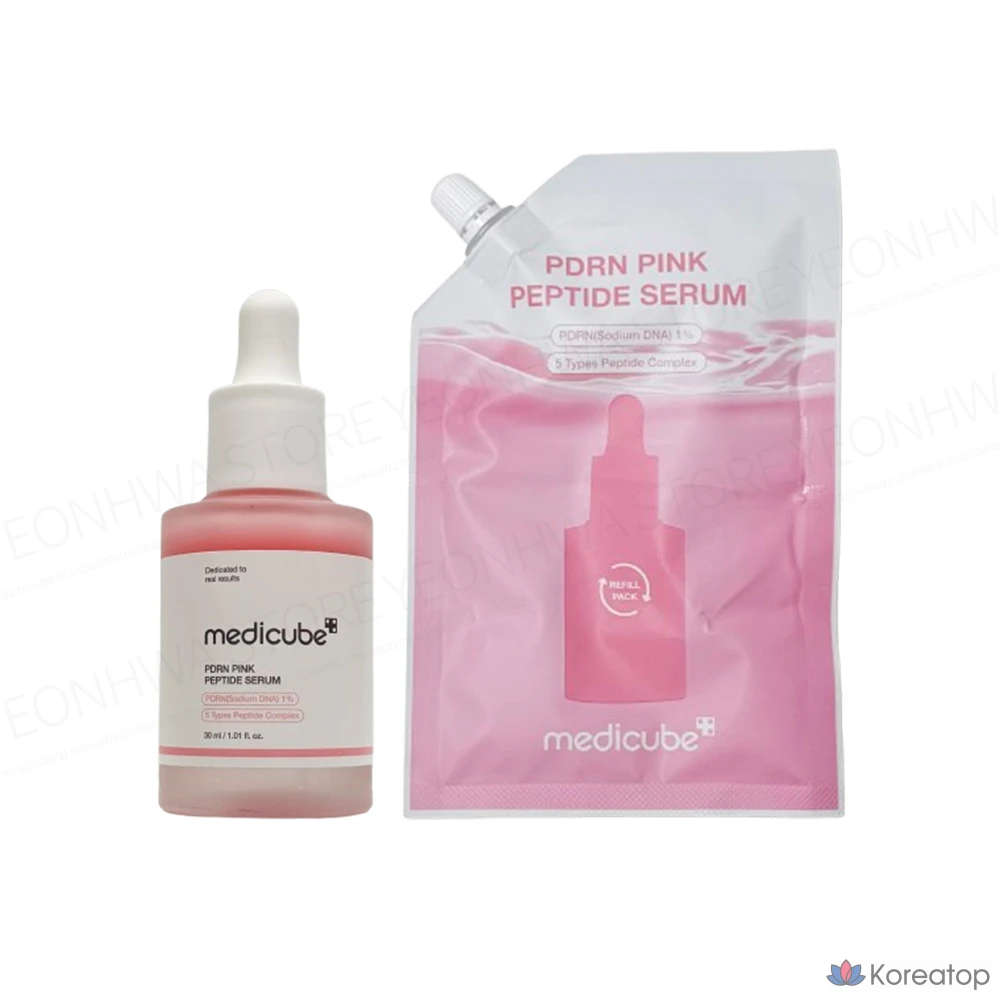 Ампула Medicube PDRN с розовым пептидом 30 мл + сменный блок 50 мл, 1 шт.